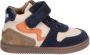 Develab 44343 Sneakers Leren Sneaker Unisex Blauw - Thumbnail 4