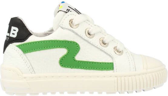 Develab 45957 122 White Leather Lage sneakers