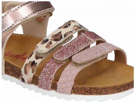 Develab 48304 leren sandalen roze Meisjes Leer Dierenprint 30 - Foto 8