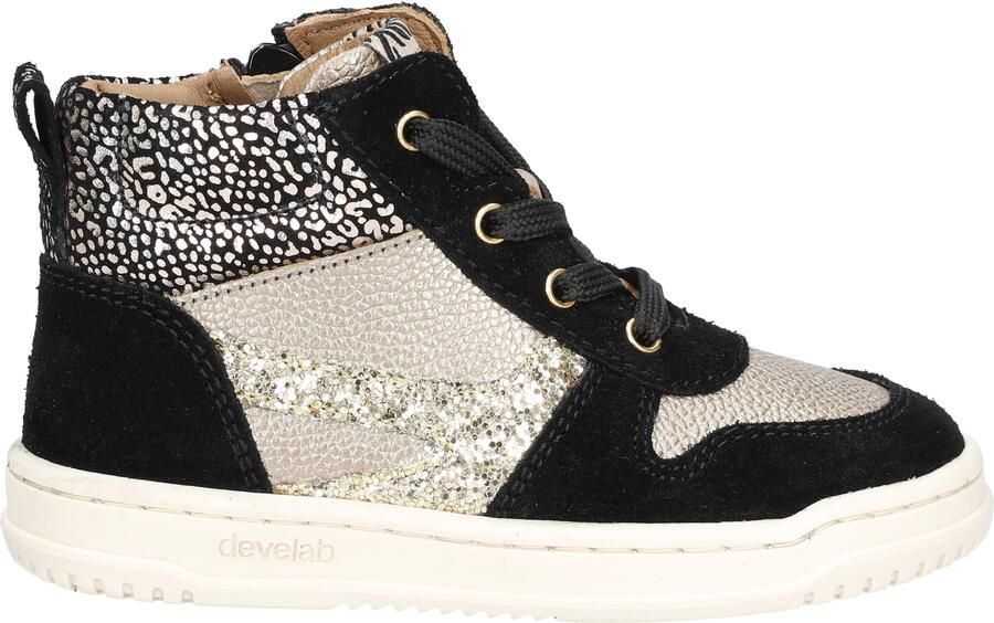 Develab 41922 MeisjesHalf-hoogKindersneakers Zwart
