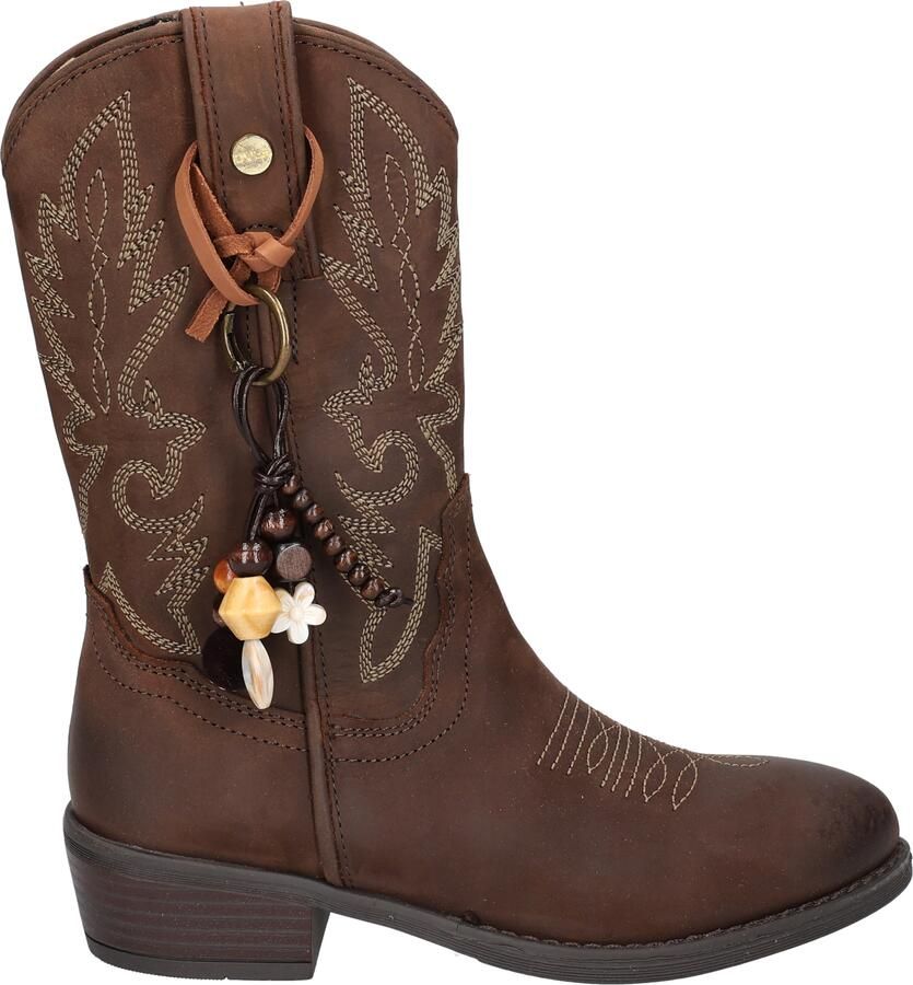 Develab 44498 737 Dark Brown Brushed Washed