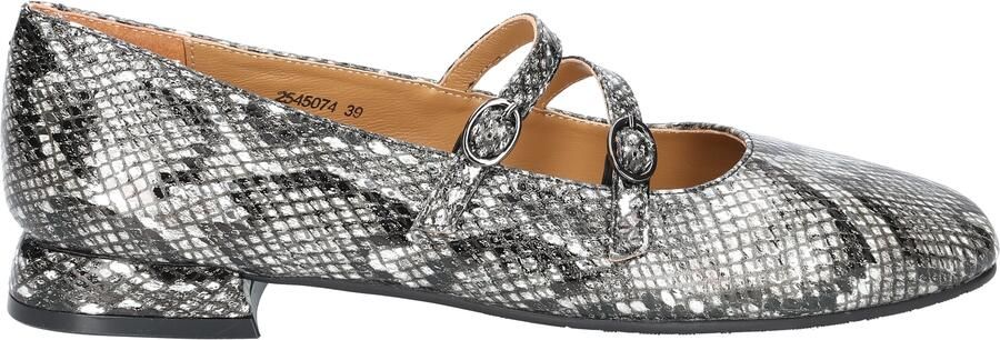Di lauro Cassia Silver Snake Print Leather