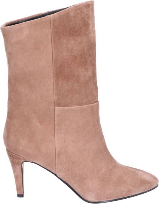 Di lauro Paradis Beige Suede Enkellaarzen