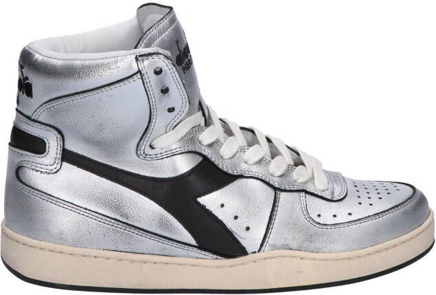 Diadora Heritage Mi Basket Used Silver Metallic