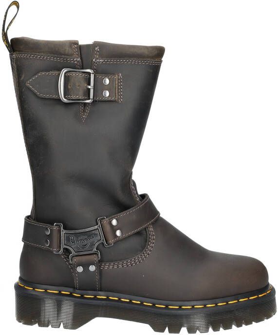 Dr. martens Anistone Hidam Charcoal Grey Burnish