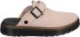 Dr. Martens CARLSON WARM SAND E H SUEDE Platte sandalenDames Sandalen Wit beige - Thumbnail 5