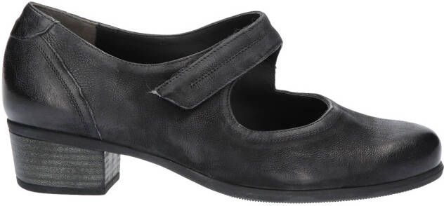 Durea 5679 038 4549 Zwarte brede dames bandschoen met hakje - Foto 2