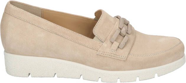 Durea 5754 095 Beige H-Wijdte Instapschoenen