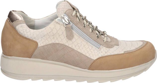 Durea 6263 682E Taupe E-Wijdte Veterschoenen