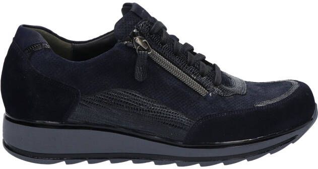 Durea 6263 688K Blauw K-Wijdte Veterschoenen