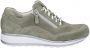 Durea Sneakers Dames Lage sneakers Damesschoenen Suède 6263 688 Groen - Thumbnail 2