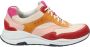 Durea 6267~H~~~~~~~~~~~~~~~~~~~~~~~~ Lage sneakersDames sneakers Rood - Thumbnail 2