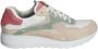 Durea 6272 688 0346 Sand White Green K-Wijdte Lage sneakers - Thumbnail 2