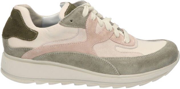 Durea 6272 688 0848 Groen combi sneaker wijdte K - Foto 2