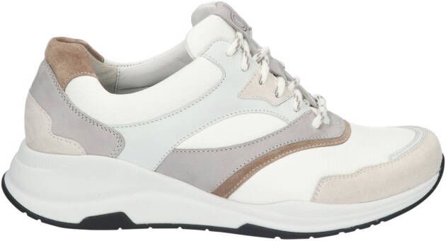 Durea 6273 684G Wit Beige G-Wijdte Veterschoenen