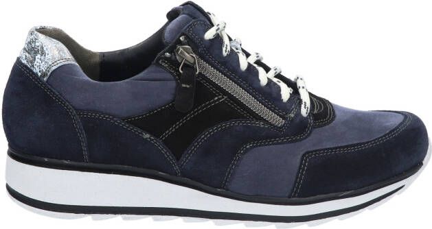 Durea 6279 688K 0426 Blauw K-Wijdte Veterschoenen