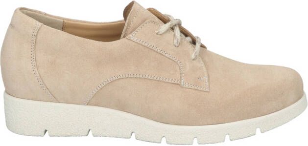 Durea 6293 092 0219 Beige E-Wijdte Veterschoenen