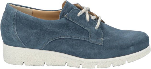 Durea 6293 098 0864 Blauw K-Wijdte Veterschoenen