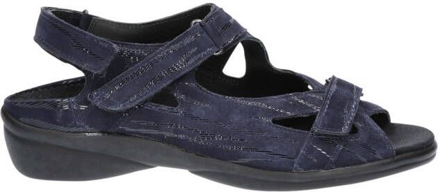 Durea 7258 E Volwassenen Platte sandalenDames Sandalen Kleur: Blauw