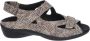 Durea 7258~K~~~~~~~~~~~~~~~~~~~~~~~~ Platte sandalenDames Sandalen Taupe - Thumbnail 2