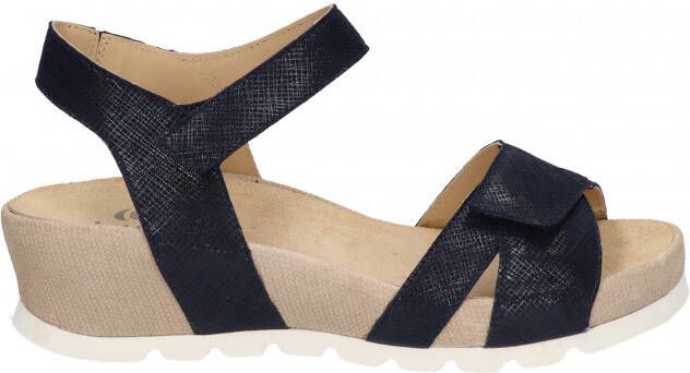 Durea 7403~H~~~~~~~~~~~~~~~~~~~~~~~~ Sandalen met hak Blauw - Foto 2