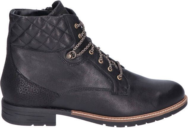 Durea 9731 765 Zwart H-Wijdte Veter boots