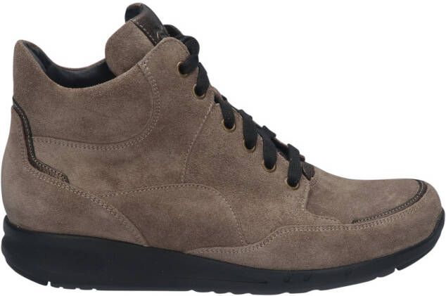 Durea 9735 K GO Hoge sneakersVeterbootsDames veterschoenenDames sneakersHalf-hoge schoenen Grijs - Foto 3