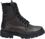 Durea 9809~H~~~~~~~~~~~~~~~~~~~~~~~~ Hoge sneakersVeterlaarzenDames veterschoenenDames sneakersHalf-hoge schoenen Grijs - Thumbnail 2