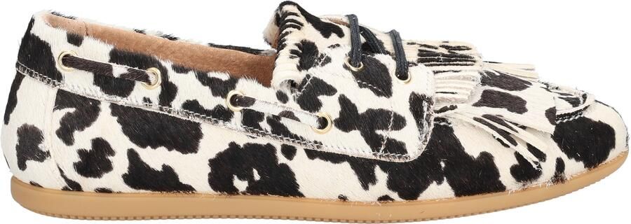 Dwrs label Latty Fringes White Black