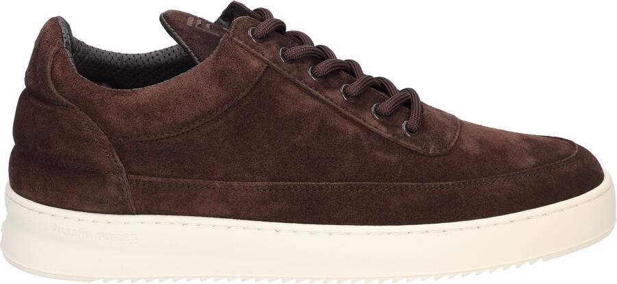 Filling Pieces Low Top Suede Chocolate