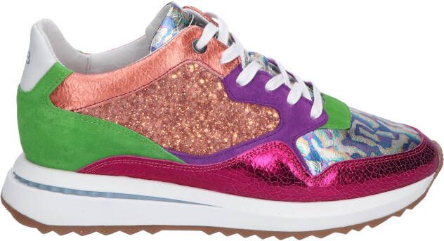 Floris van Bommel SUMI 06.14 Lage sneakers s sneakersPopulaire Roze - Foto 4