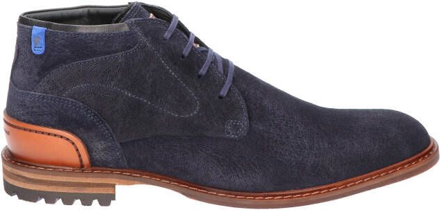 Floris van Bommel 20102 Volwassenen Heren sneakersVrije tijd half-hoog Kleur: Blauw