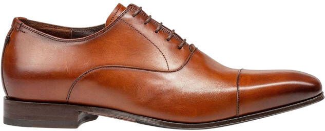 Floris van bommel 30110 Gilli 01.00 Dark Cognac G+ Wijdte Veterschoenen