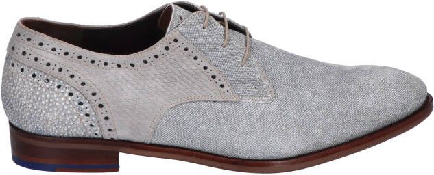 Floris van bommel 30361 De Stapper 39.11 Light Grey G+ Wijdte Veterschoenen