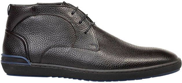 Floris van bommel De Scooper 02.15 Black H-Wijdte Veter boots