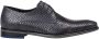 Floris van Bommel Veterschoen Floris Dressed DarkGrey Printed Leather SFM 30261 31 01 - Thumbnail 3