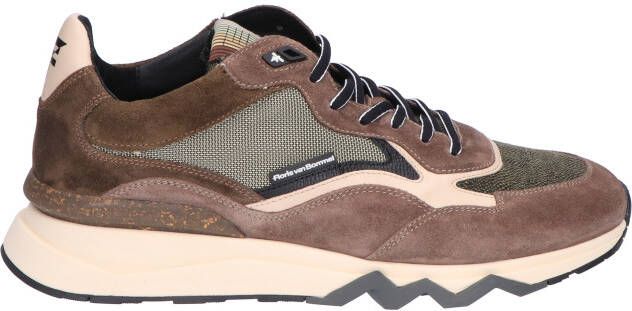 Floris van bommel De Zager 05.08 Dark Green G+ Wijdte Sneakers