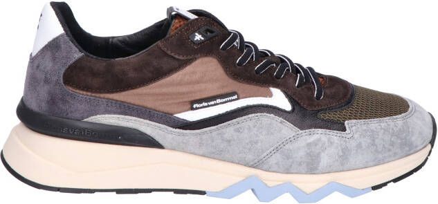 Floris van bommel 10178 De Zager 21-01 Dark Brown G+ Wijdte Lage sneakers