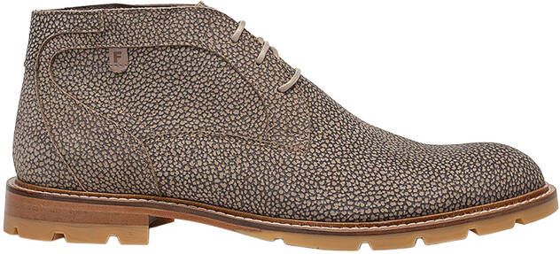 Floris van Bommel DE BRAVER 01.01 Vrije tijd half-hoogHeren veterschoenHeren sneakers Taupe - Foto 3