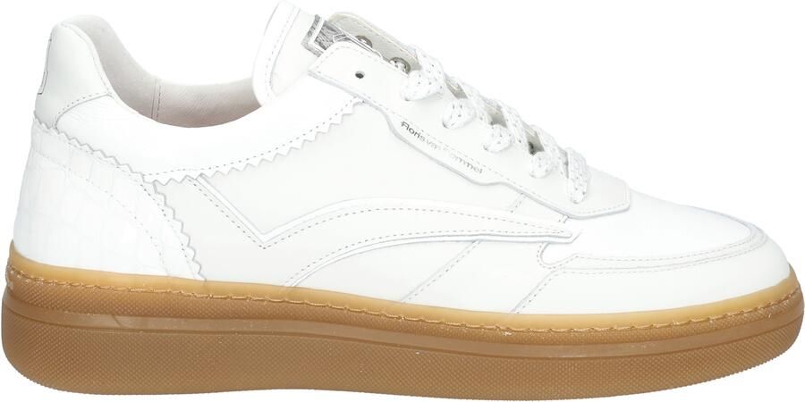 FLORIS VAN BOMMEL Lage Sneakers Dames Sfw-10158 Fygi Maat: 38 Materiaal: Leer Kleur: Wit - Foto 4