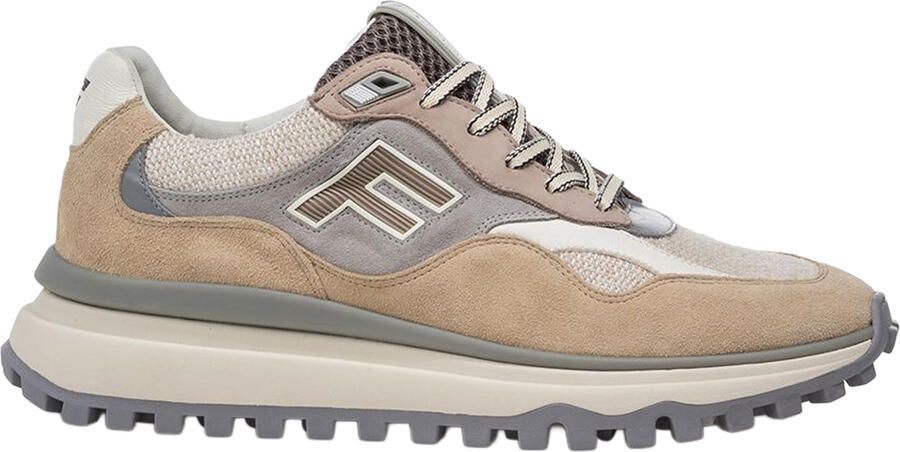 FLORIS VAN BOMMEL Lage Sneakers Heren Sfm-10238 De Gripper Maat: 44⅔ Materiaal: Suède Kleur: Beige - Foto 3