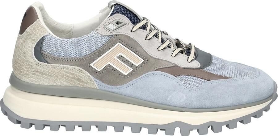 FLORIS VAN BOMMEL Lage Sneakers Heren Sfm-10238 De Gripper Maat: 45⅓ Materiaal: Textiel Kleur: Blauw - Foto 2
