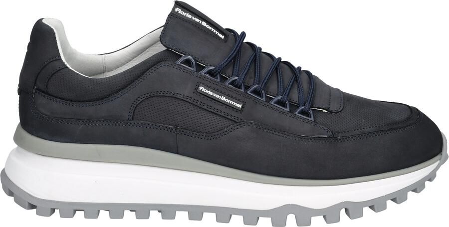 FLORIS VAN BOMMEL Lage Sneakers Heren Sfm-10248 De Gripper Maat: 39⅓ Materiaal: Nubuck Kleur: Blauw - Foto 2