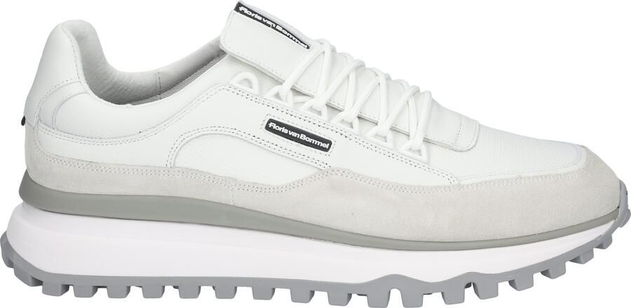 FLORIS VAN BOMMEL Lage Sneakers Heren Sfm-10248 De Gripper Maat: 42 Materiaal: Leer Kleur: Wit - Foto 3