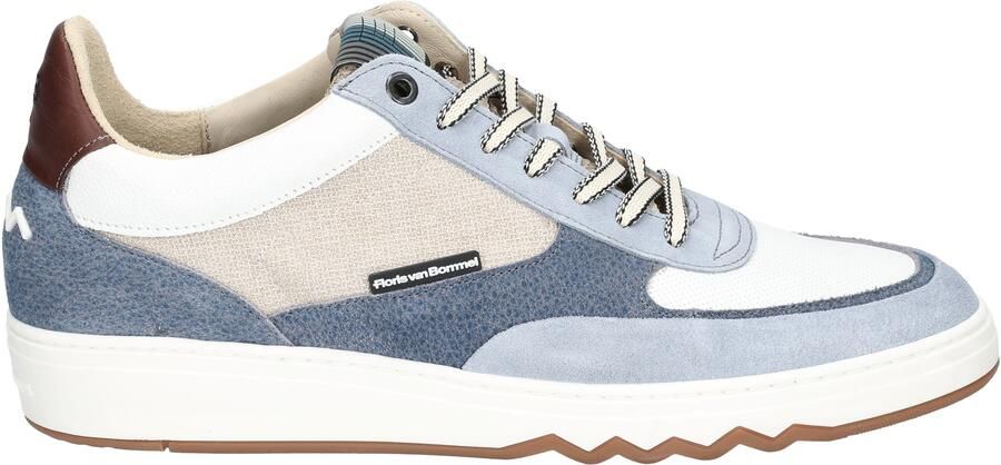 FLORIS VAN BOMMEL Lage Sneakers Heren Sfm-10143 De Kupster Maat: 42⅔ Materiaal: Textiel Kleur: Blauw - Foto 2