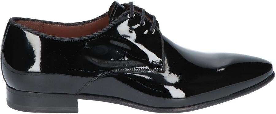 Floris van Bommel Mannen Leren Veterschoenen Herenschoenen 14338 Zwart - Foto 9