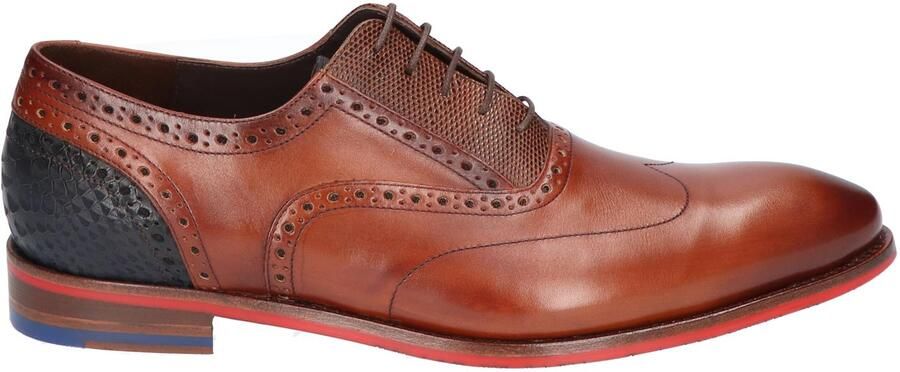 Floris van bommel De Stapper 03.00 Cognac G+Wijdte Veterschoenen - Foto 4