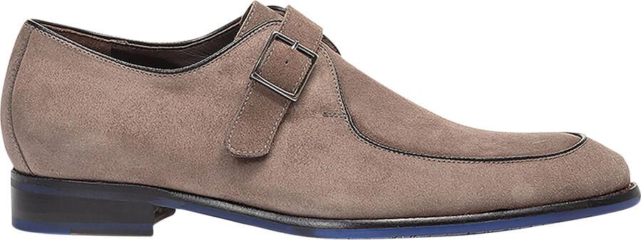 FLORIS VAN BOMMEL Nette Schoenen Heren Sfm-30326 Maat: 42⅔ Materiaal: Suède Kleur: Taupe - Foto 4