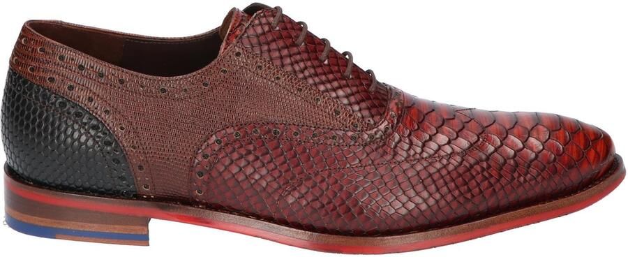 Floris van bommel De Stapper 05.16 Dark Cognac G+ Wijdte Veterschoenen - Foto 9