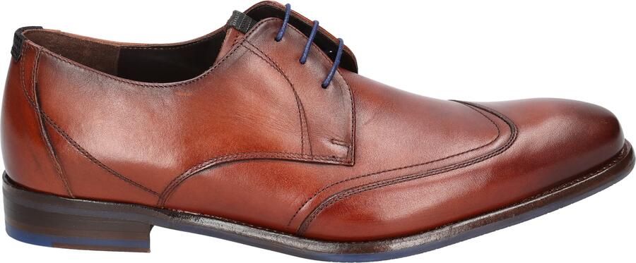 Floris van bommel De Stijler 30173 07.00 Dark Cognac H-Wijdte
